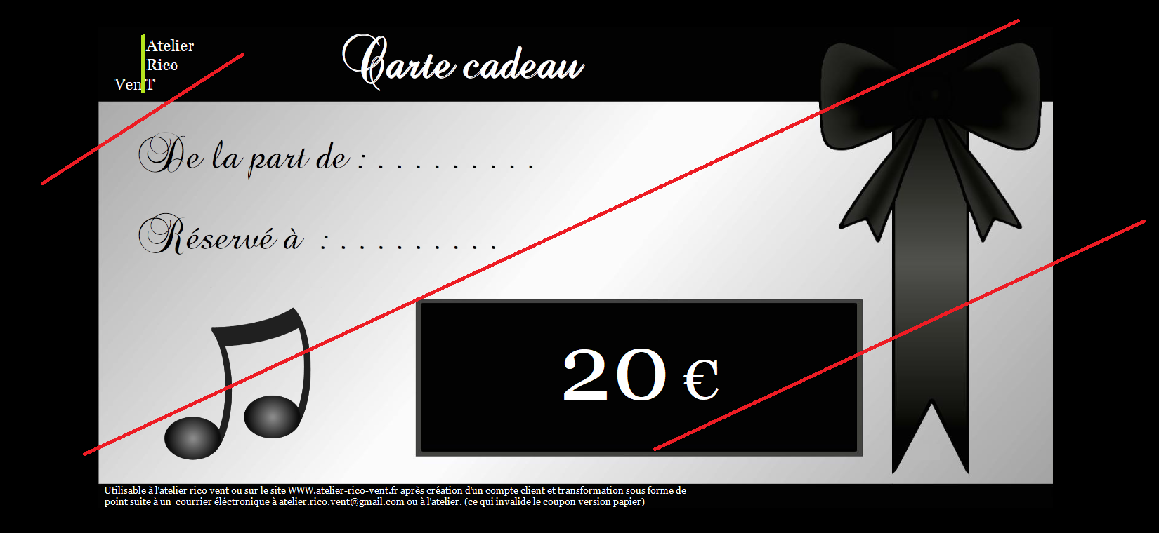 Carte cadeau 20 copie