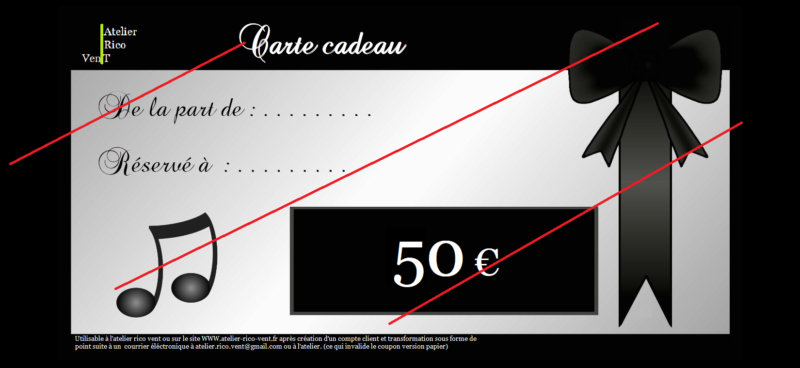 Carte cadeau 50 copie